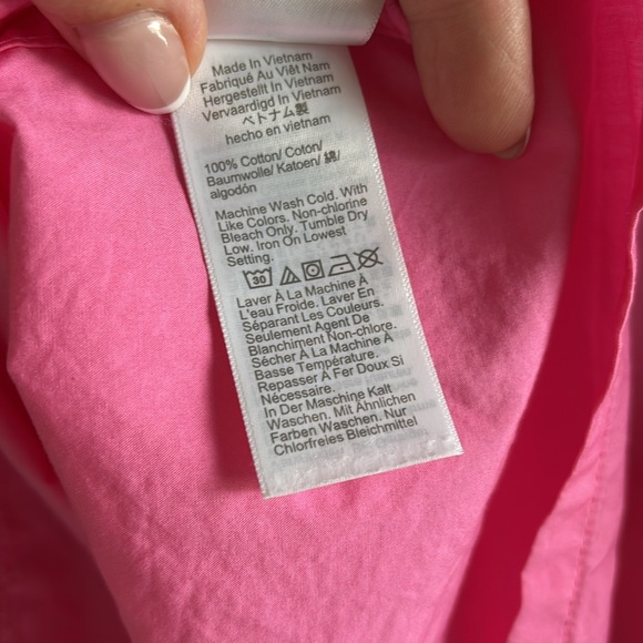 J. Crew Short-Sleeve End-on-end Pajama Set, M - Picture 8 of 9